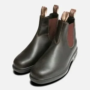 Blundstone Square Toe Dress Boot in Stout Brown Blundstone Chelsea Dress Boot Square Toe - Stout Brown – The  main image 3